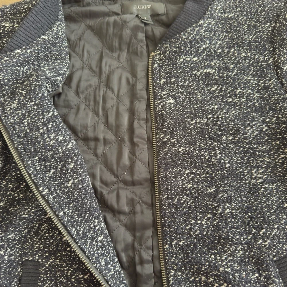 J. Crew Women's dark blue Bomber Jacket